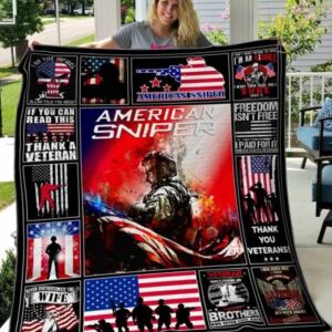 American Sniper Quilt Blanket Hvt070601  Quilt
